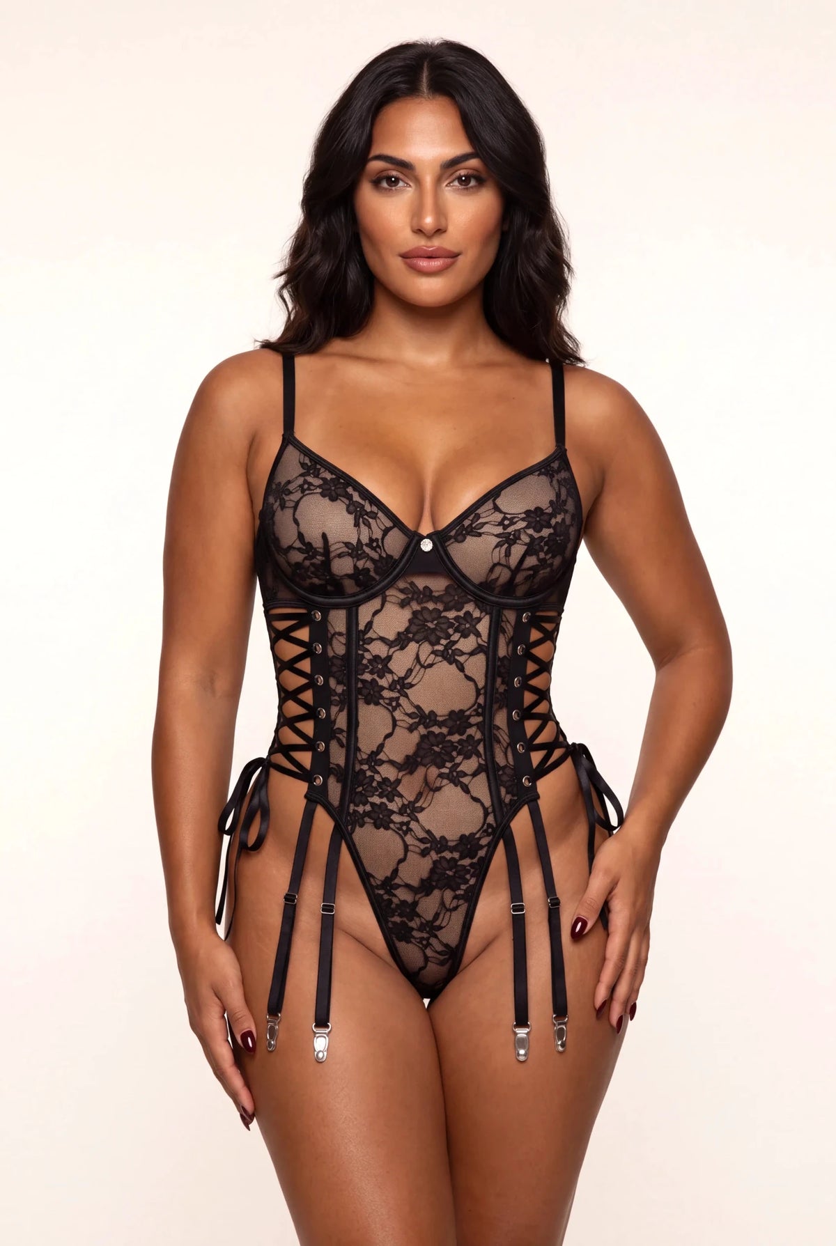 Damen-Body - CORSELIA Schwarz