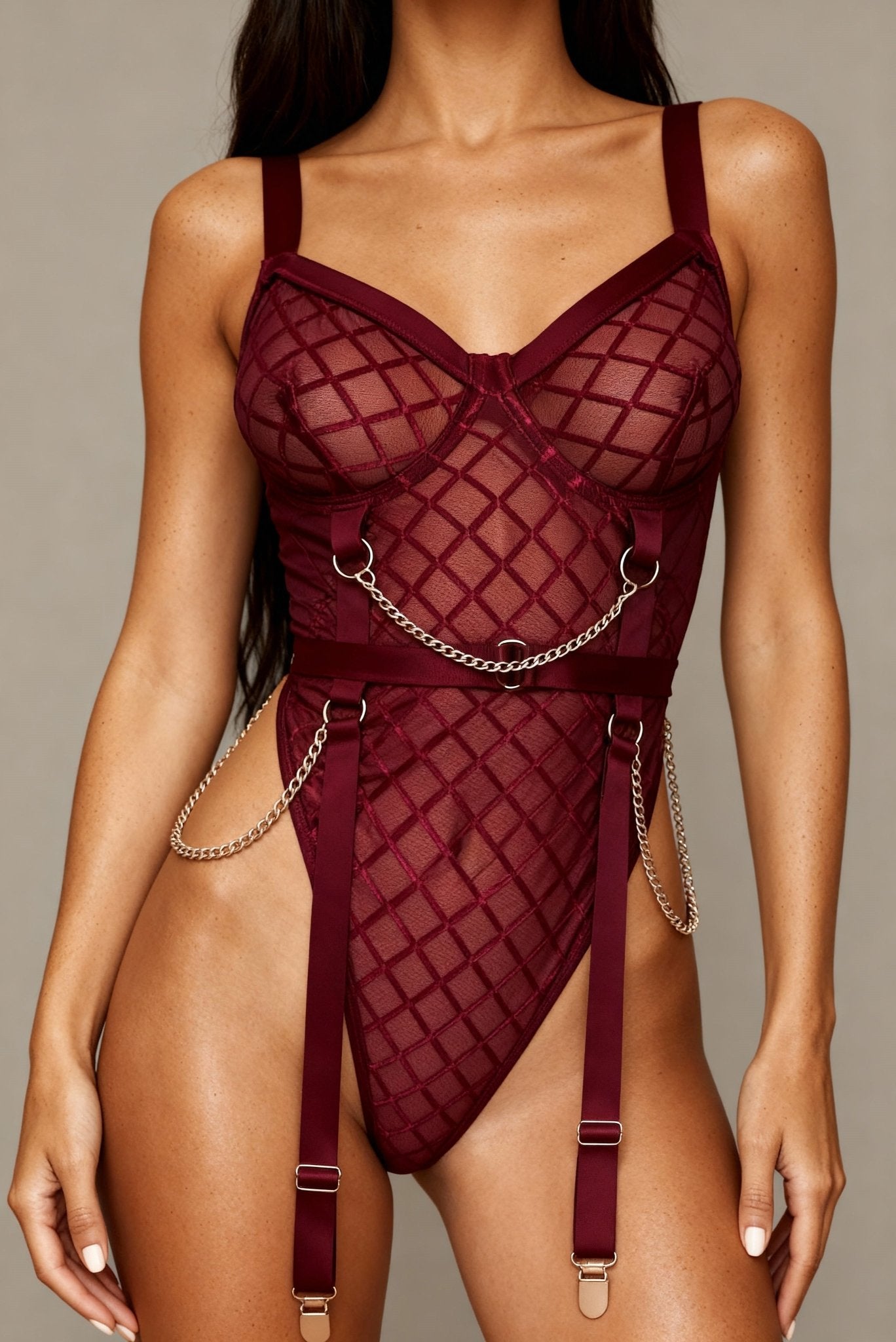 Body pour femme - WILD Bordeaux - NAKED Underwear FR